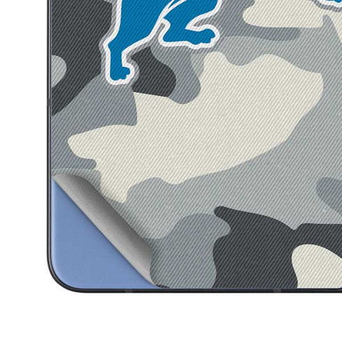 NFL Detriot Lions Camo Galaxy Z Fold5 5G Skin